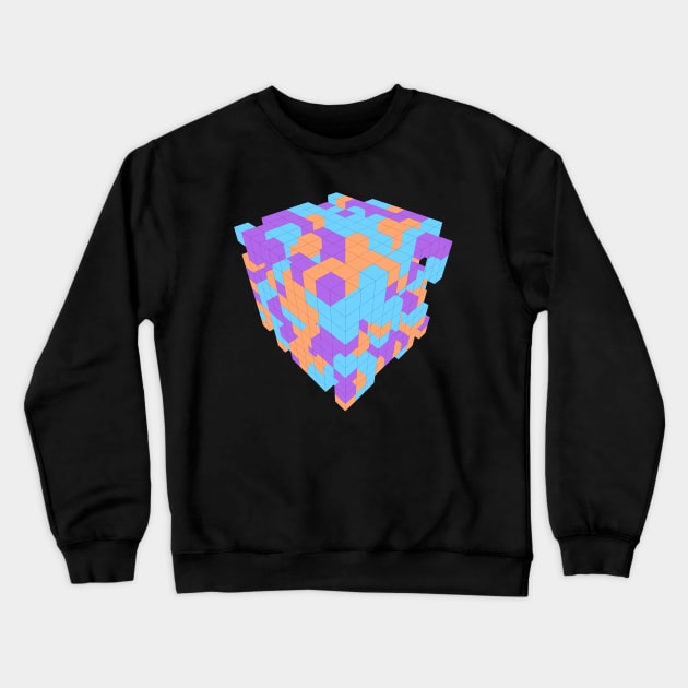 Cube... Crewneck Sweatshirt by Izar